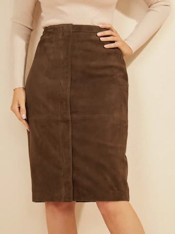 Influential Suede Skirt