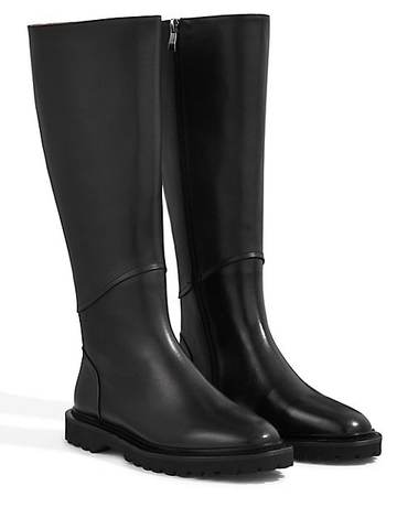 Huxley Leather Lug-Sole Riding Boots