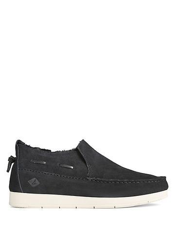 Moc-Sider Water-Resistant Suede Slip-On Shoes