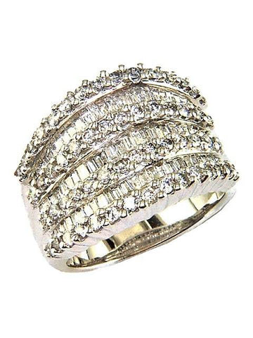 14K White Gold Ring with 1.47 CT. T.W.